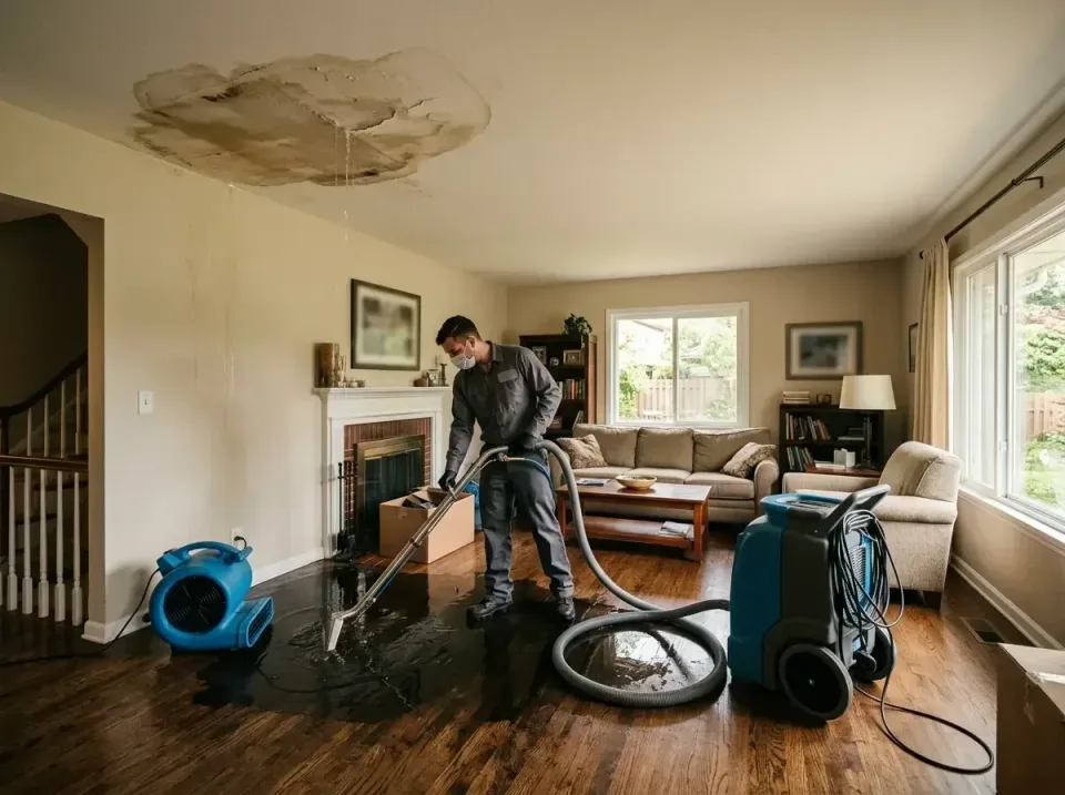 attic-pipe-burst-ceiling-drip-008 — frequently asked questions, Water Damage Restoration & Carpet Care in Doniphan, MO